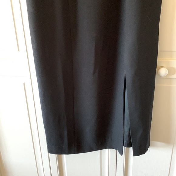 Liz Claiborne Night beaded sleeveless black gown - size 8 - Picture 3 of 8